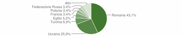 Grafico cittadinanza stranieri - Bagnaria 2015