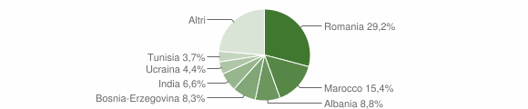 Grafico cittadinanza stranieri - Pisogne 2009
