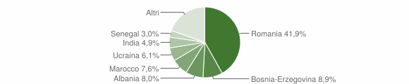 Grafico cittadinanza stranieri - Pisogne 2015