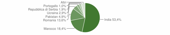 Grafico cittadinanza stranieri - Pessina Cremonese 2015