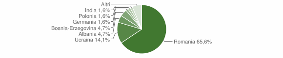 Grafico cittadinanza stranieri - Colli Verdi 2013
