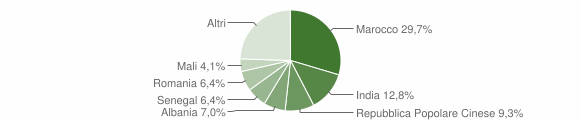 Grafico cittadinanza stranieri - Garbagnate Monastero 2015