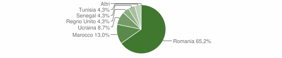 Grafico cittadinanza stranieri - Dazio 2010