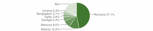 Grafico cittadinanza stranieri - Lomagna 2014