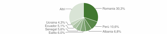 Grafico cittadinanza stranieri - Spino d'Adda 2015