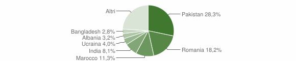 Grafico cittadinanza stranieri - Ome 2013