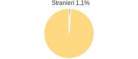 Percentuale cittadini stranieri Comune di Cavargna (CO)