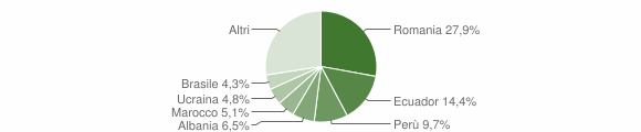 Grafico cittadinanza stranieri - Pero 2010