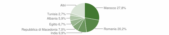Grafico cittadinanza stranieri - Somaglia 2013