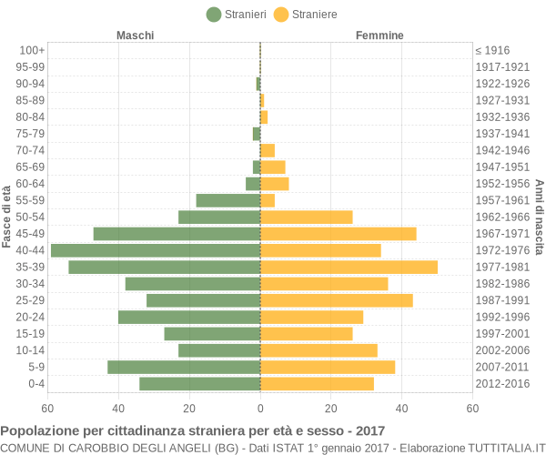 Grafico cittadini stranieri - Carobbio degli Angeli 2017