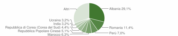 Grafico cittadinanza stranieri - Trivolzio 2013