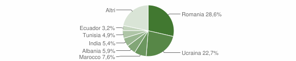 Grafico cittadinanza stranieri - Lungavilla 2015