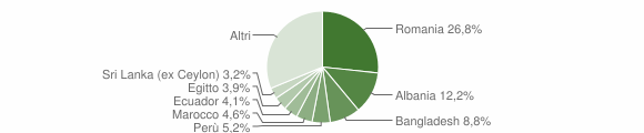Grafico cittadinanza stranieri - Carnate 2015