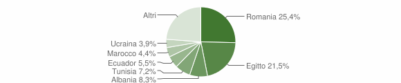 Grafico cittadinanza stranieri - Bascapè 2014