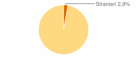 Percentuale cittadini stranieri Comune di Casorezzo (MI)