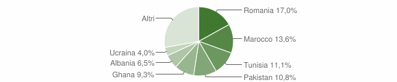 Grafico cittadinanza stranieri - Lurago d'Erba 2013