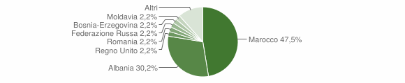 Grafico cittadinanza stranieri - Nesso 2008