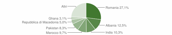 Grafico cittadinanza stranieri - Montichiari 2015