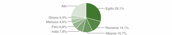Grafico cittadinanza stranieri - Arzago d'Adda 2011