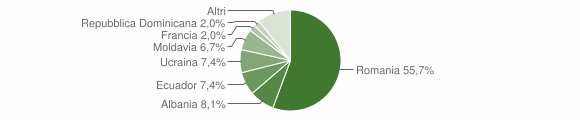 Grafico cittadinanza stranieri - San Genesio ed Uniti 2013