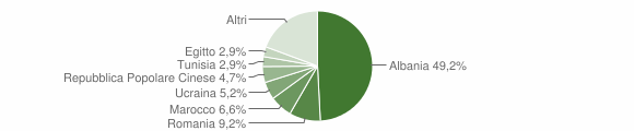 Grafico cittadinanza stranieri - Garlasco 2014