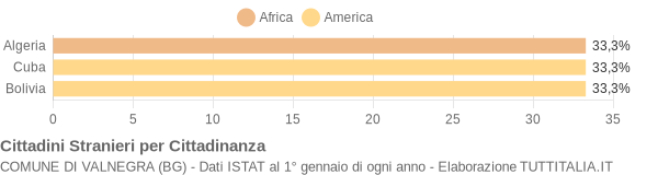 Grafico cittadinanza stranieri - Valnegra 2015