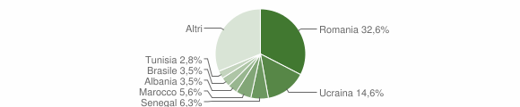 Grafico cittadinanza stranieri - Misinto 2023