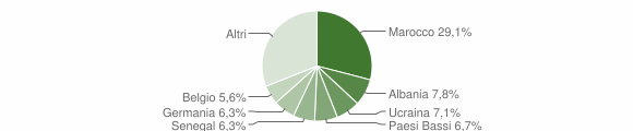 Grafico cittadinanza stranieri - Brebbia 2009