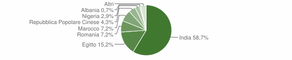 Grafico cittadinanza stranieri - Genivolta 2012