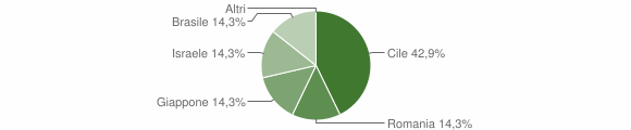 Grafico cittadinanza stranieri - Bianzano 2010