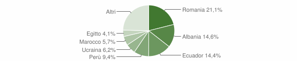 Grafico cittadinanza stranieri - Sedriano 2013