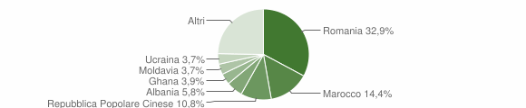 Grafico cittadinanza stranieri - Monzambano 2014