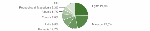 Grafico cittadinanza stranieri - Senna Lodigiana 2015