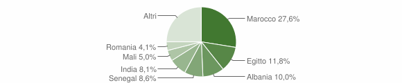 Grafico cittadinanza stranieri - Sirone 2015