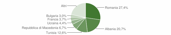 Grafico cittadinanza stranieri - Genga 2013