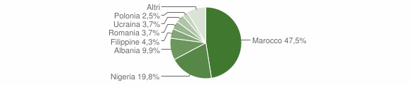 Grafico cittadinanza stranieri - Auditore 2008