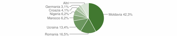 Grafico cittadinanza stranieri - Tavoleto 2015