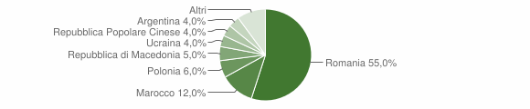 Grafico cittadinanza stranieri - Agnone 2011
