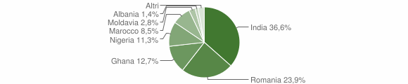 Grafico cittadinanza stranieri - Jelsi 2013