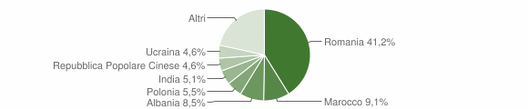 Grafico cittadinanza stranieri - Isernia 2013