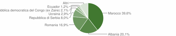 Grafico cittadinanza stranieri - Ceva 2009
