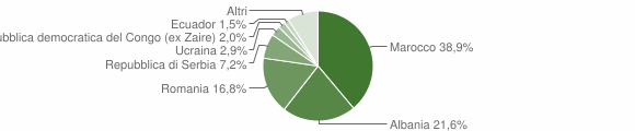 Grafico cittadinanza stranieri - Ceva 2010