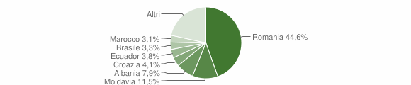 Grafico cittadinanza stranieri - Cumiana 2015