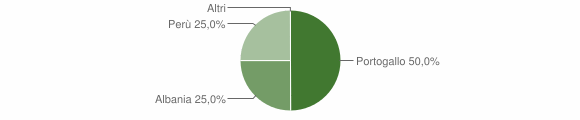 Grafico cittadinanza stranieri - Malvicino 2009