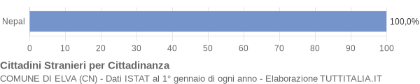 Grafico cittadinanza stranieri - Elva 2011