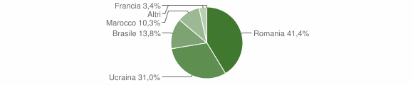 Grafico cittadinanza stranieri - Druogno 2009