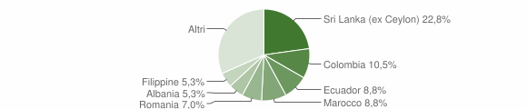 Grafico cittadinanza stranieri - Belgirate 2012