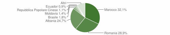 Grafico cittadinanza stranieri - Bussoleno 2014