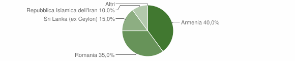 Grafico cittadinanza stranieri - Chiesanuova 2015