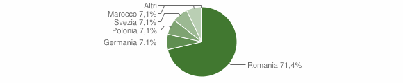 Grafico cittadinanza stranieri - Feisoglio 2011